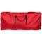 57" Red Quilted Rolling Christmas Tree Storage Bag for Trees up to 9ft.